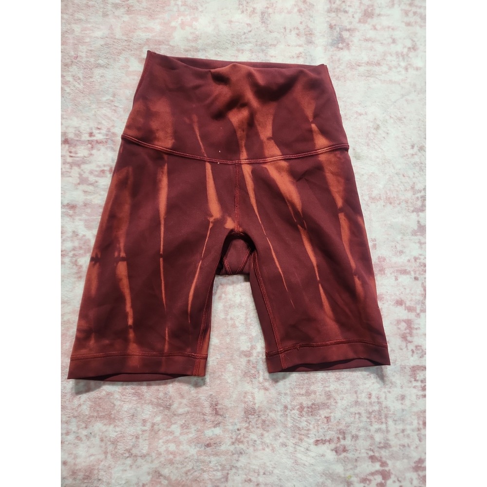 Lululemon Wunder Train High-Rise Shorts Sun Bleached Red Merlot W7CA5S Size 0